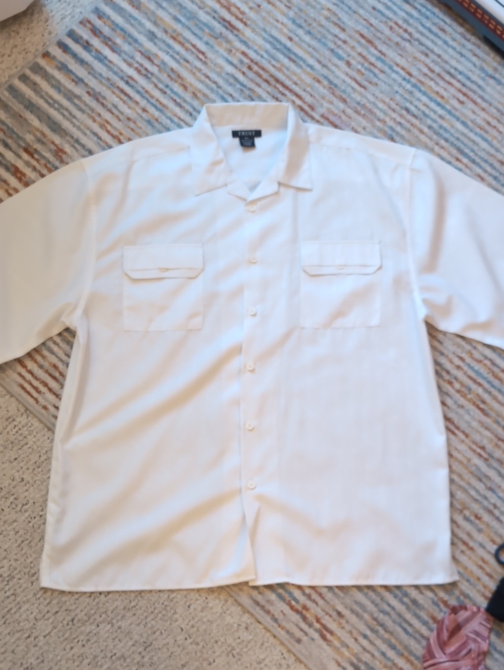 Men's 5XL Button Down Short Sleeve
